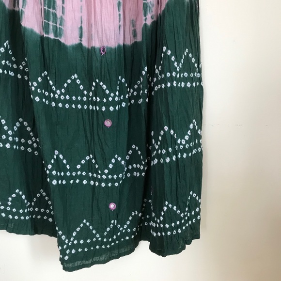 Vintage Indian tie dye skirt size M - Picture 4 of 6